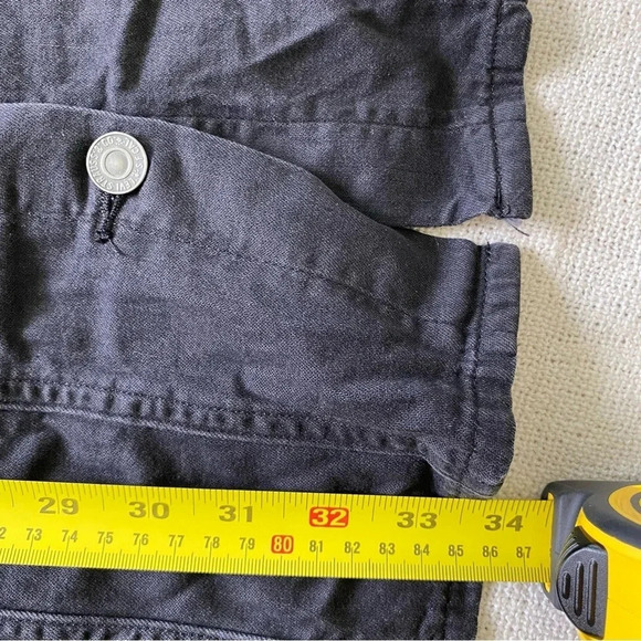 NWT LEVI'S BLACK Short 100% Cotton Collared Mini Dress Size S - Picture 10 of 12